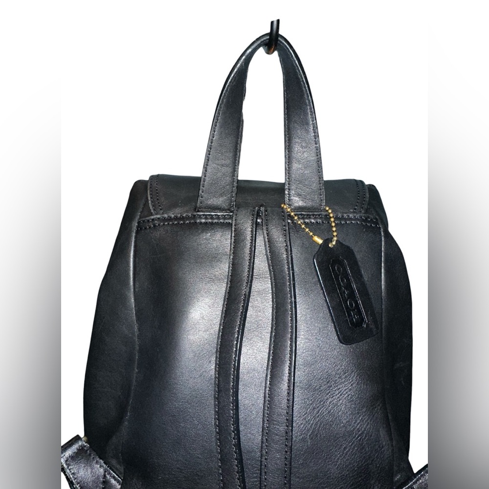 Coach Hampton Legacy Vintage Leather Backpack - Picture 10 of 16
